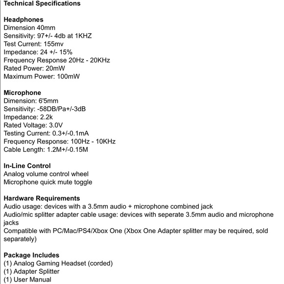 Samurai HD Sound Gaming Headset with Microphone - Picture 6 of 6